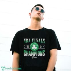 Boston Celtics 2024 NBA Finals Champions Full Court Pressure Retro Tri-Blend T-Shirt - G500 Gildan T-Shirt