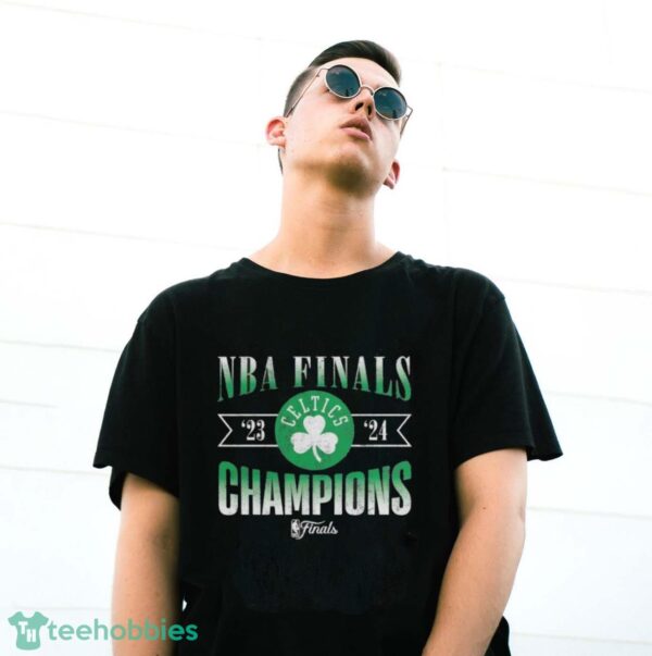 Boston Celtics 2024 NBA Finals Champions Full Court Pressure Retro Tri-Blend T-Shirt - G500 Gildan T-Shirt