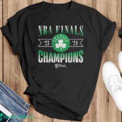 Boston Celtics 2024 NBA Finals Champions Full Court Pressure Retro Tri-Blend T-Shirt - Black T-Shirt