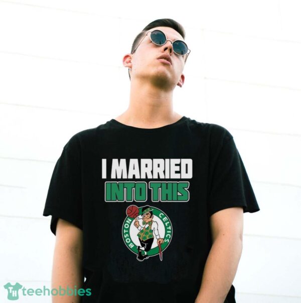 Boston Celtics I Married Into This Fan Gift T-Shirt - G500 Gildan T-Shirt