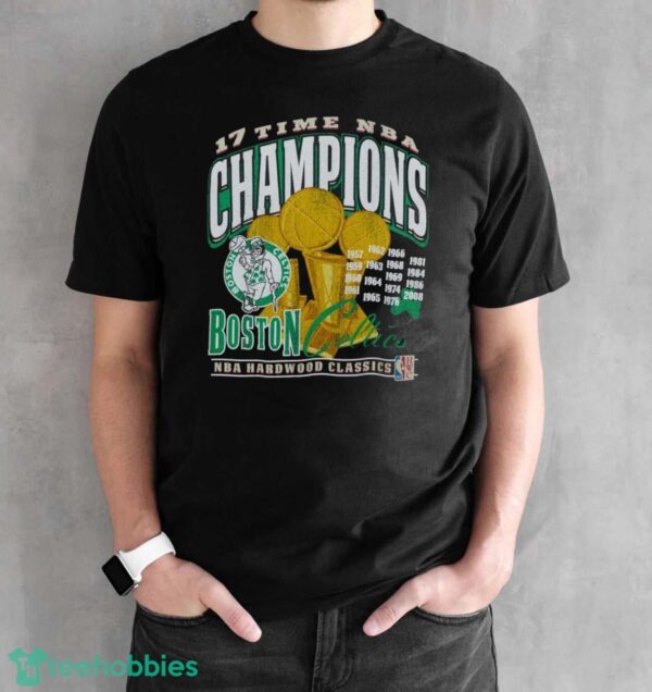 BOSTON CELTICS MEN'S MITCHEL & NESS FINALS T-SHIRT - Black Unisex T-Shirt