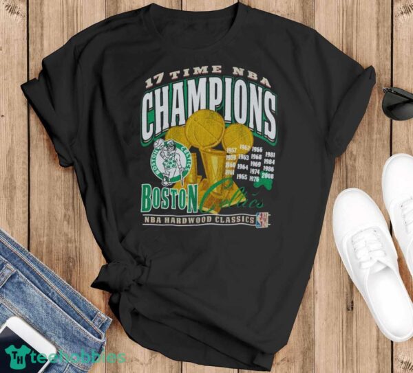 BOSTON CELTICS MEN'S MITCHEL & NESS FINALS T-SHIRT - Black T-Shirt