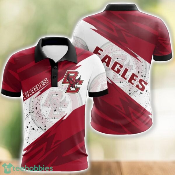Boston College Eagles All Over Print 3D Polo Shirt Golf Lover Gift Product Photo 1