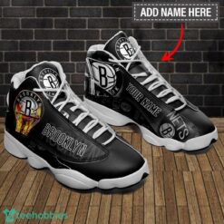 Brooklyn Nets Custom Name Air Jordan 13 Sneakers Team Gift Men Women Shoes Product Photo 1