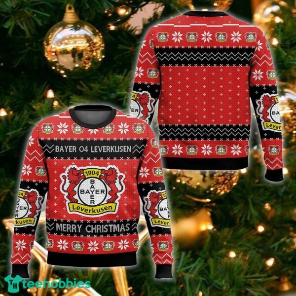 Bundesliga Bayer 04 Leverkusen Ugly Sweater New Fashion Gift For Men And Women Fans - Bundesliga Bayer 04 Leverkusen Ugly Sweater_ 1