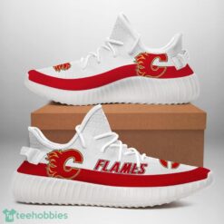 Calgary Flames Yeezy Sneakers For Men And Women Sport Team Gift Product Photo 1