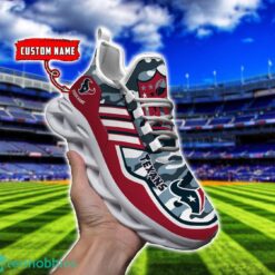 Camo Pattern Shoes Houston Texans Max Soul Shoes Sneakers Custom Name For Men And Women Product Photo 1