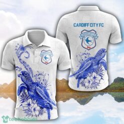Cardiff City F.C Turtle White Polo Shirt For Men And Women Gofl Polo Product Photo 1