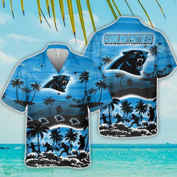 Carolina Panthers Tropical Hawaiian Shirt Beach Funny Gift For Men And Women Product Photo 1