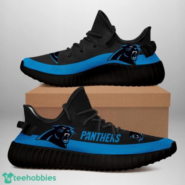 Carolina Panthers Yeezy Sneakers For Men And Women Sport Team Gift Product Photo 2