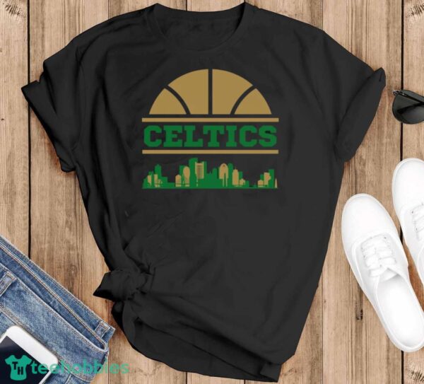 Celtic T Shirt, Boston Basketball Unisex Shirt - Black T-Shirt
