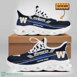 CFL Winnipeg Blue Bombers Max Soul Shoes Custom Name Clunky Sneakers Sport Gift Product Photo 2