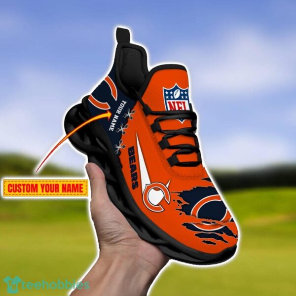 Chicago Bears Personalized Name NFL Limited Max Soul Shoes Product Photo 2