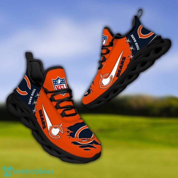 Chicago Bears Personalized Name NFL Limited Max Soul Shoes Product Photo 4