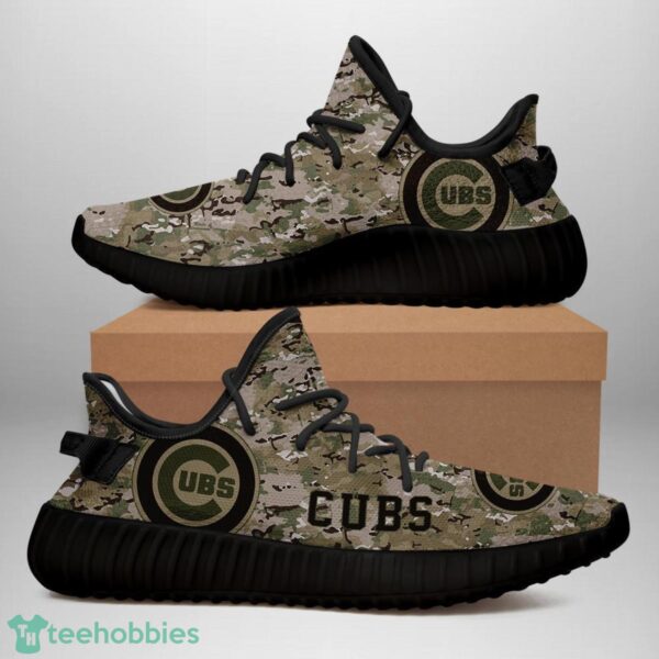 Chicago Cubs U.S. Military Camouflage Yeezy Sneakers For Men And Women Product Photo 1