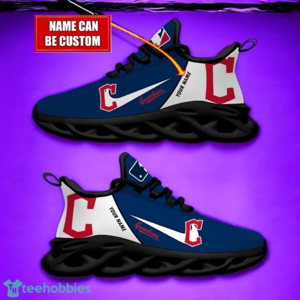 Cleveland Guardians Team Logo Personalized Name MLB Max Soul Shoes For Men Women Sport Gift Product Photo 2