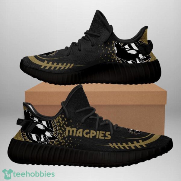 Collingwood Magpies Yeezy Sneakers For Men And Women Sport Team Gift Product Photo 2