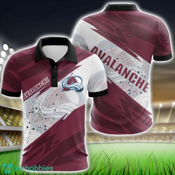 Colorado Avalanche All Over Print 3D Polo Shirt Golf Lover Gift Product Photo 1