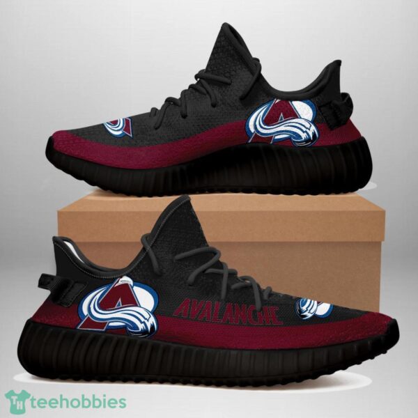 Colorado Avalanche Yeezy Sneakers For Men And Women Sport Team Gift Product Photo 2