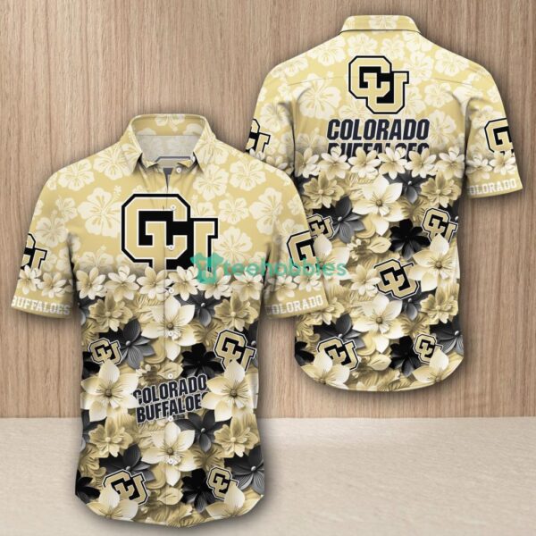 Colorado Buffaloes 3 Flower 3D Hawaiian Shirt Style New Product Photo 1