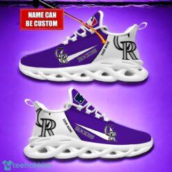 Colorado Rockies Team Logo Personalized Name MLB Max Soul Shoes For Men Women Sport Gift Product Photo 1