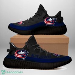 Columbus Blue Jackets Yeezy Sneakers For Men And Women Sport Team Gift Product Photo 2