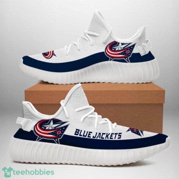 Columbus Blue Jackets Yeezy Sneakers For Men And Women Sport Team Gift Product Photo 1