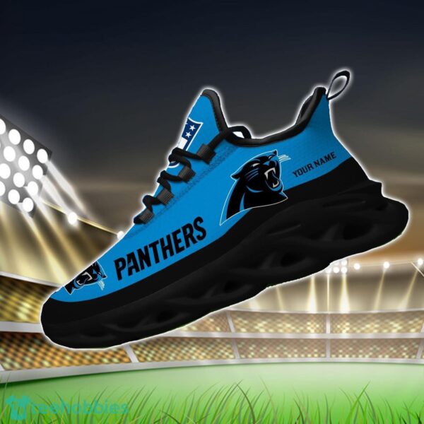 Custom Name Carolina Panthers Max Soul Shoes Sneakers Sport Gift Product Photo 2