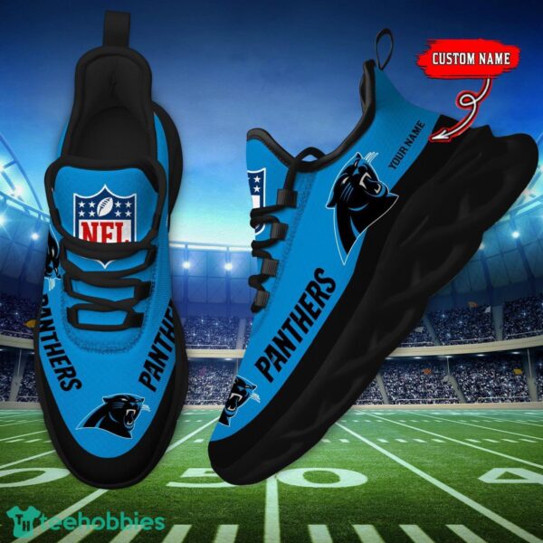 Custom Name Carolina Panthers Max Soul Shoes Sneakers Sport Gift Product Photo 5