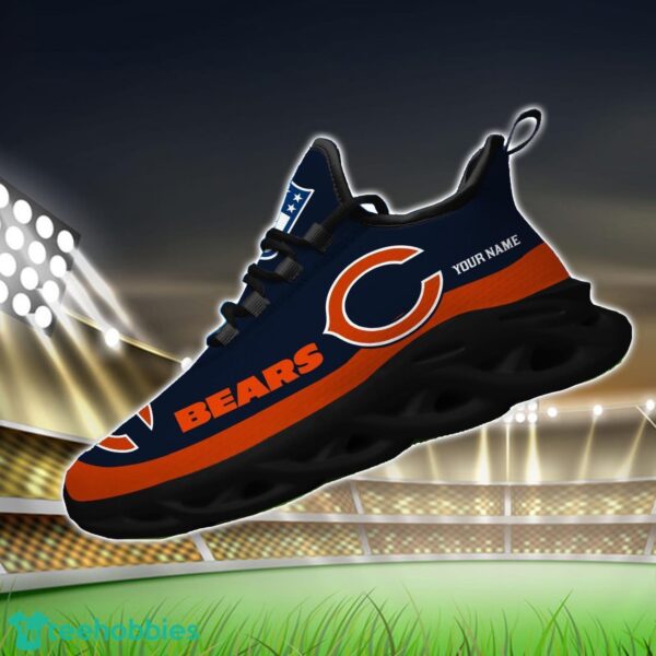 Custom Name Chicago Bears Max Soul Shoes Sneakers Sport Gift Product Photo 2