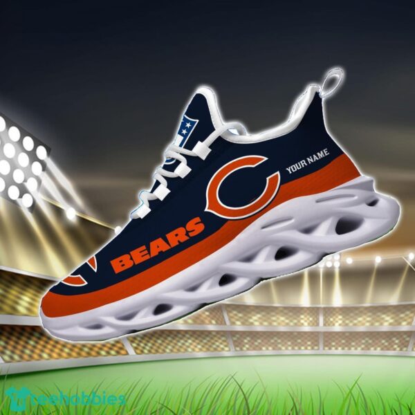 Custom Name Chicago Bears Max Soul Shoes Sneakers Sport Gift Product Photo 3