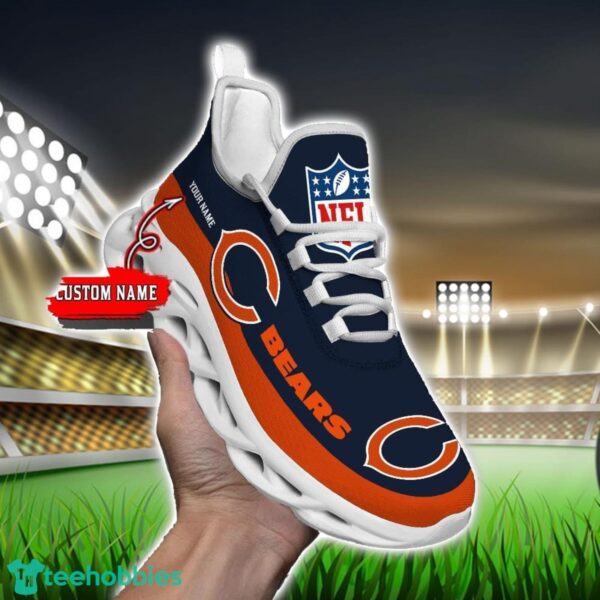 Custom Name Chicago Bears Max Soul Shoes Sneakers Sport Gift Product Photo 4