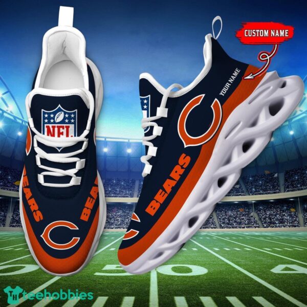Custom Name Chicago Bears Max Soul Shoes Sneakers Sport Gift Product Photo 6