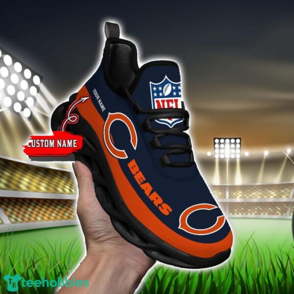 Custom Name Chicago Bears Max Soul Shoes Sneakers Sport Gift Product Photo 1