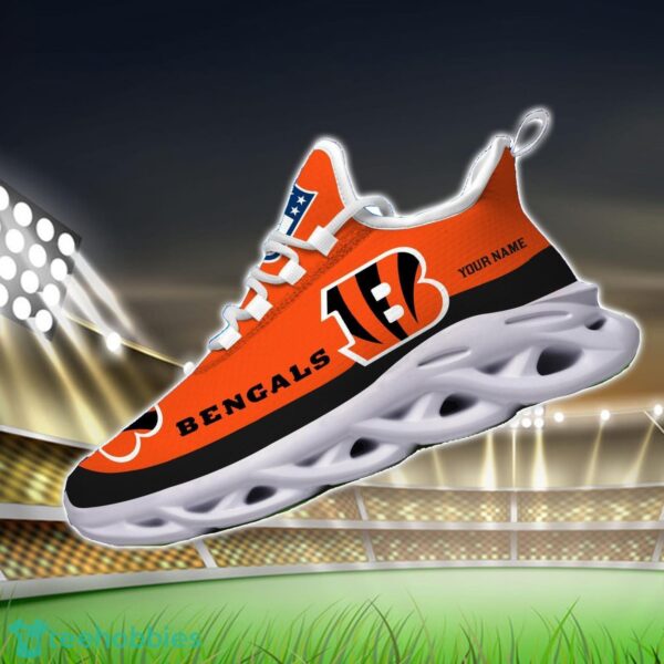Custom Name Cincinnati Bengals Max Soul Shoes Sneakers Sport Gift Product Photo 3