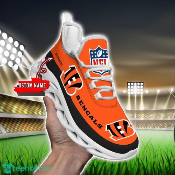 Custom Name Cincinnati Bengals Max Soul Shoes Sneakers Sport Gift Product Photo 4