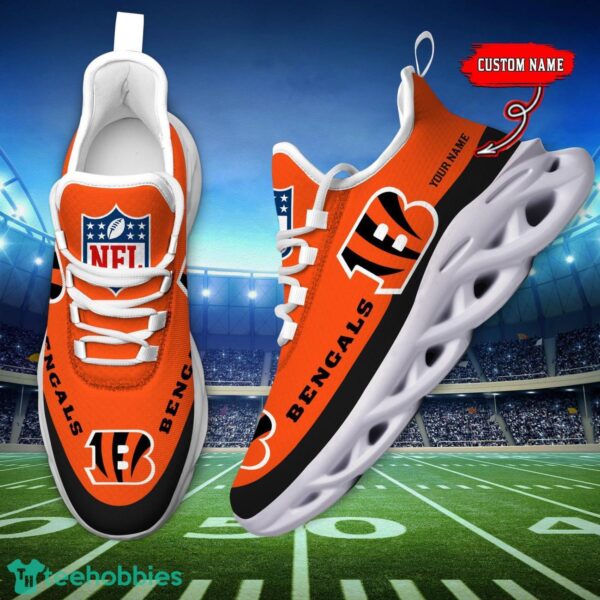 Custom Name Cincinnati Bengals Max Soul Shoes Sneakers Sport Gift Product Photo 6