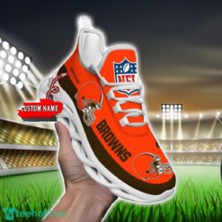Custom Name Cleveland Browns Max Soul Shoes Sneakers Sport Gift Product Photo 4