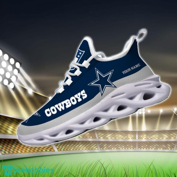 Custom Name Dallas Cowboys Max Soul Shoes Sneakers Sport Gift Product Photo 3