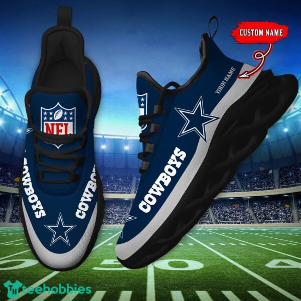 Custom Name Dallas Cowboys Max Soul Shoes Sneakers Sport Gift Product Photo 5