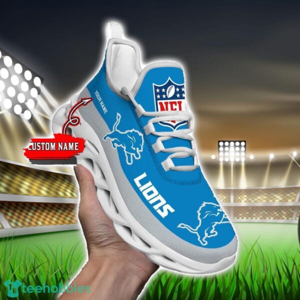 Custom Name Detroit Lions Max Soul Shoes Sneakers Sport Gift Product Photo 4