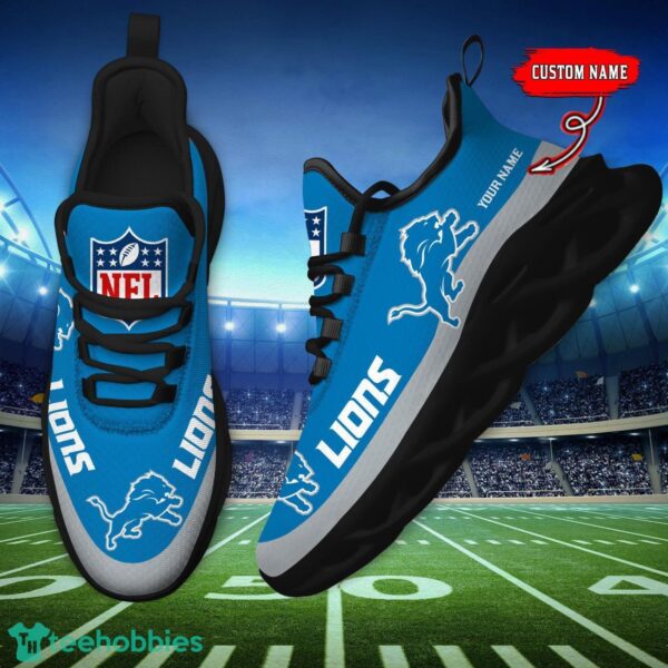 Custom Name Detroit Lions Max Soul Shoes Sneakers Sport Gift Product Photo 5