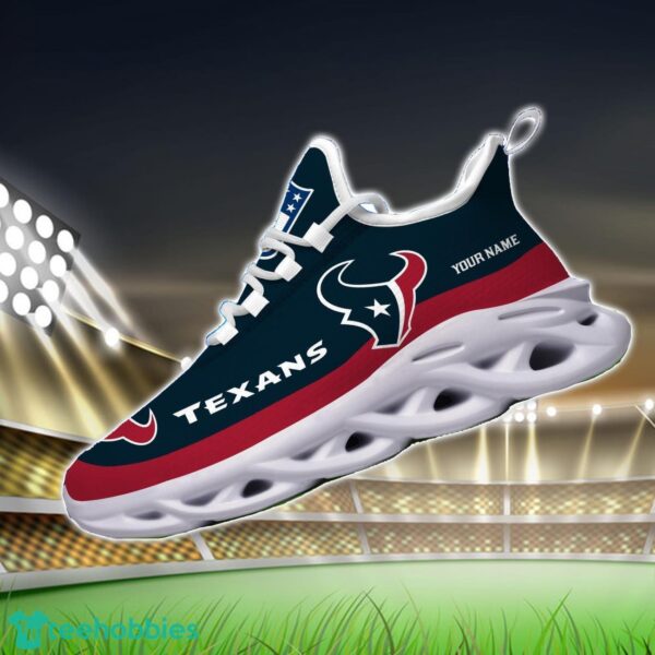 Custom Name Houston Texans Max Soul Shoes Sneakers Sport Gift Product Photo 3