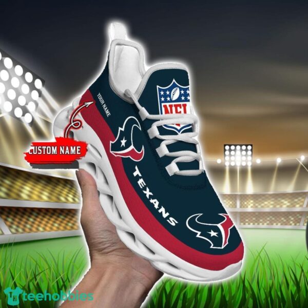 Custom Name Houston Texans Max Soul Shoes Sneakers Sport Gift Product Photo 4