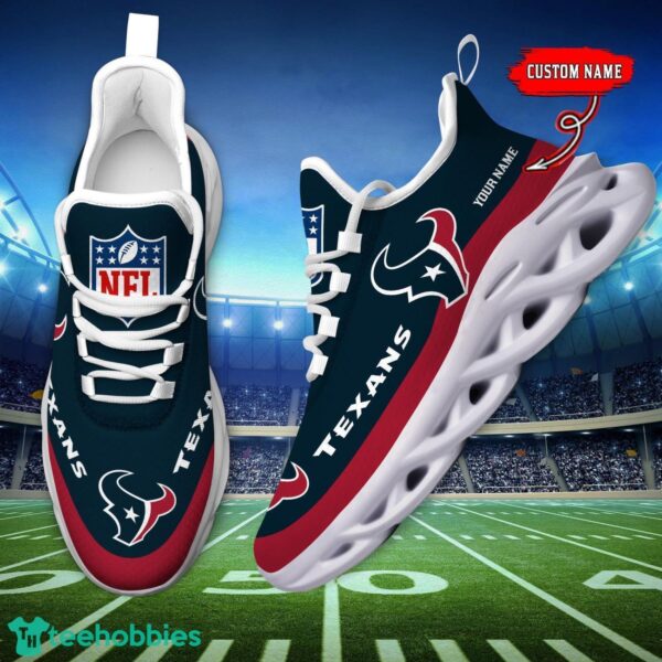 Custom Name Houston Texans Max Soul Shoes Sneakers Sport Gift Product Photo 6