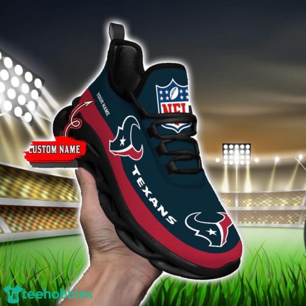 Custom Name Houston Texans Max Soul Shoes Sneakers Sport Gift Product Photo 1