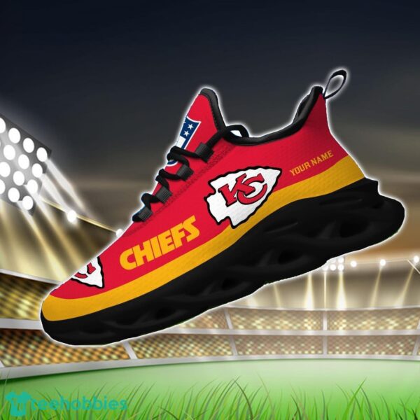 Custom Name Kansas City Chiefs Max Soul Shoes Sneakers Sport Gift Product Photo 2