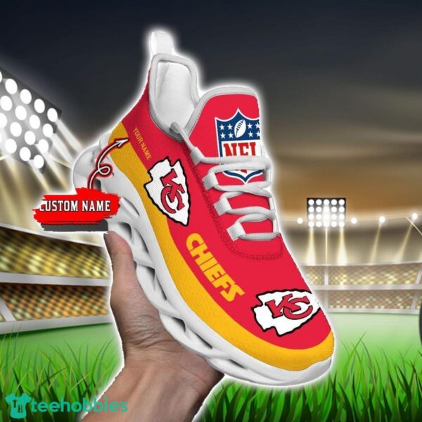 Custom Name Kansas City Chiefs Max Soul Shoes Sneakers Sport Gift Product Photo 4