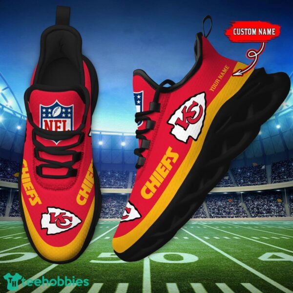 Custom Name Kansas City Chiefs Max Soul Shoes Sneakers Sport Gift Product Photo 5