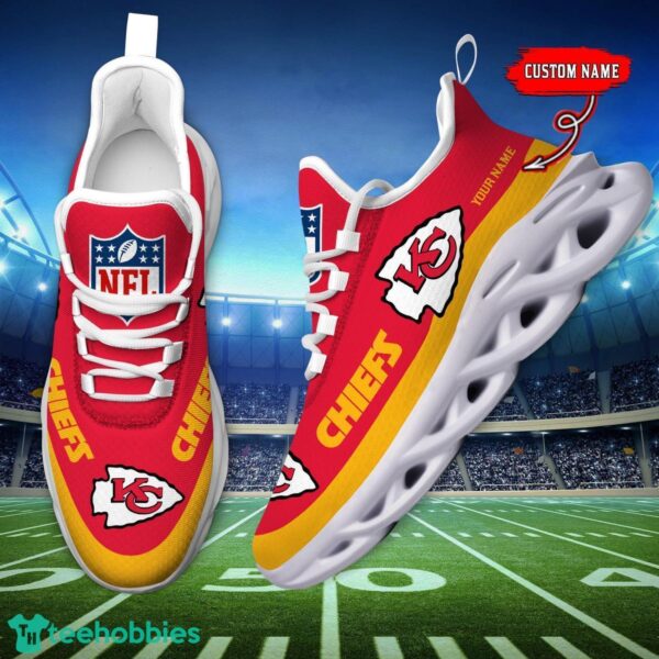 Custom Name Kansas City Chiefs Max Soul Shoes Sneakers Sport Gift Product Photo 6